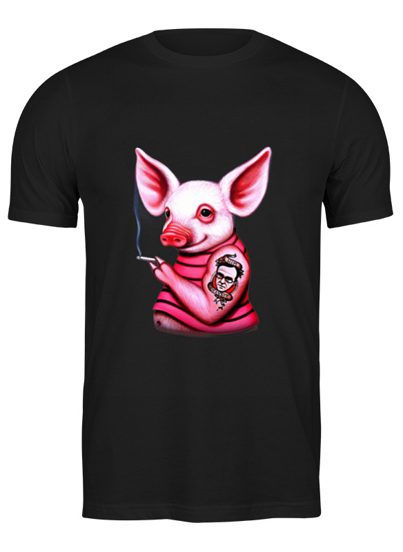 Printio Футболка классическая Неформальная свинка printio футболка с полной запечаткой женская неформальная свинка