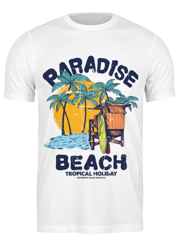 Printio Футболка классическая Paradise beach мужская футболка paradise beach s белый