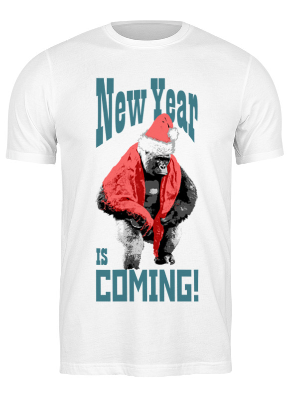 Printio Футболка классическая Новый год идет! printio детская футболка классическая унисекс новый год идет