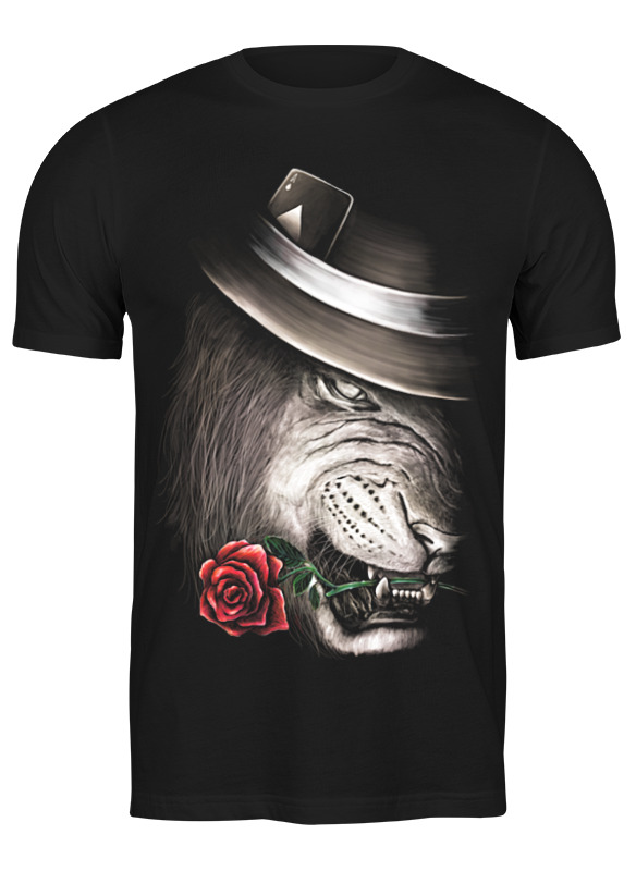 Printio Футболка классическая Лев и роза