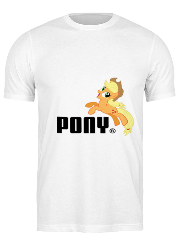 Printio Футболка классическая Pony пазл 90 эл пони эпплджек браслетик
