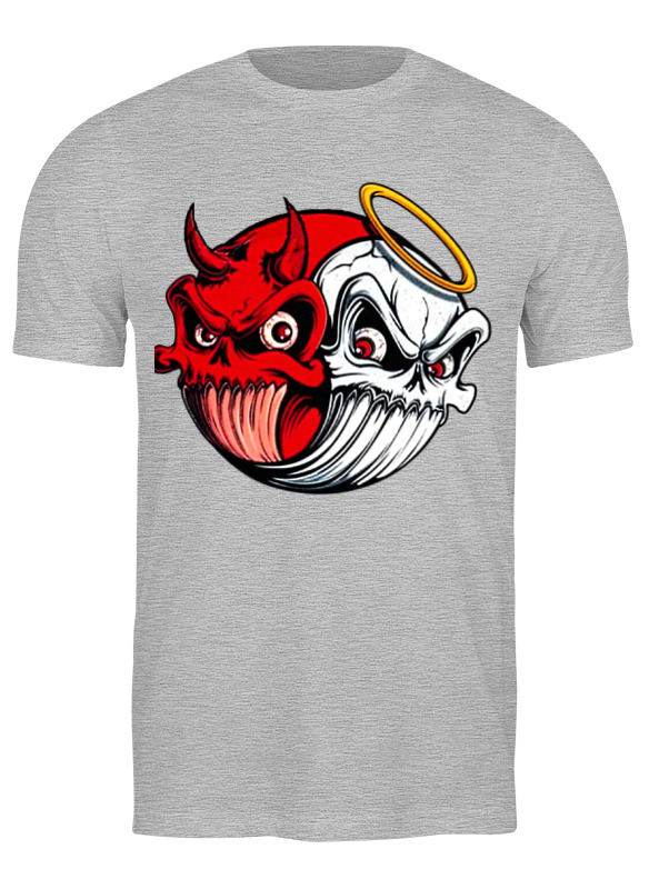 printio футболка классическая angel face devil thoughts Printio Футболка классическая Angel & devil