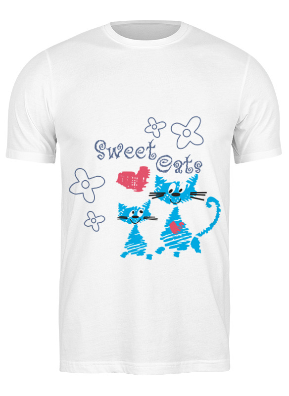 Printio Футболка классическая Sweet cats детская футболка кошка маки кот кошка цветы красные цветы 140 синий