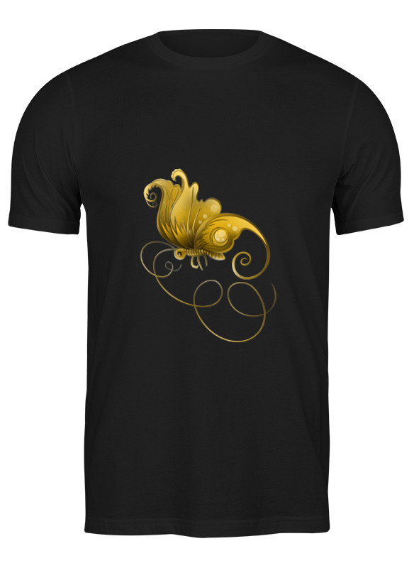 Printio Футболка классическая Золотая бабочка printio футболка классическая золотая бабочка