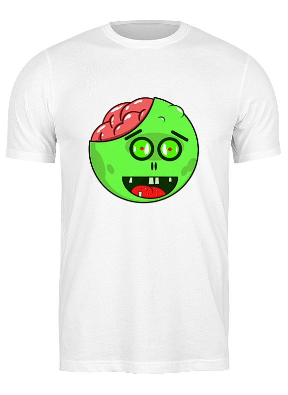 Printio Футболка классическая Зомби и мозги printio детская футболка классическая унисекс зомби и мозги
