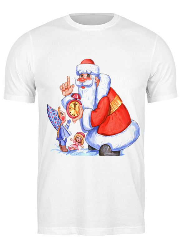 Printio Футболка классическая Дед мороз и снегурочка. с новым годом. printio футболка wearcraft premium дед мороз и снегурочка с новым годом