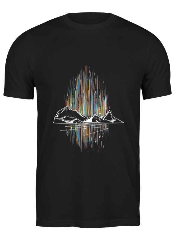 Printio Футболка классическая Неоновые горы мужская футболка 3d неоновые горы на закате m белый