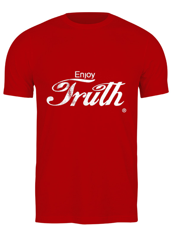 Printio Футболка классическая Coca cola enjoy truth! printio толстовка wearcraft premium унисекс coca cola enjoy truth