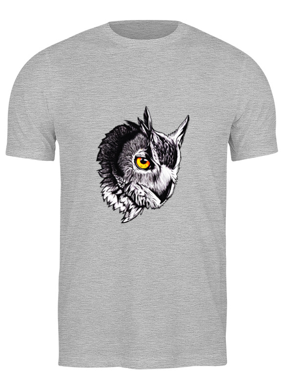 Printio Футболка классическая Owl gray