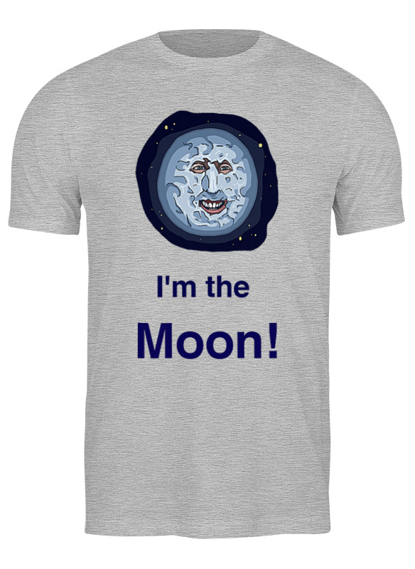Printio Футболка классическая Луна из mighty boosh printio футболка wearcraft premium луна из mighty boosh
