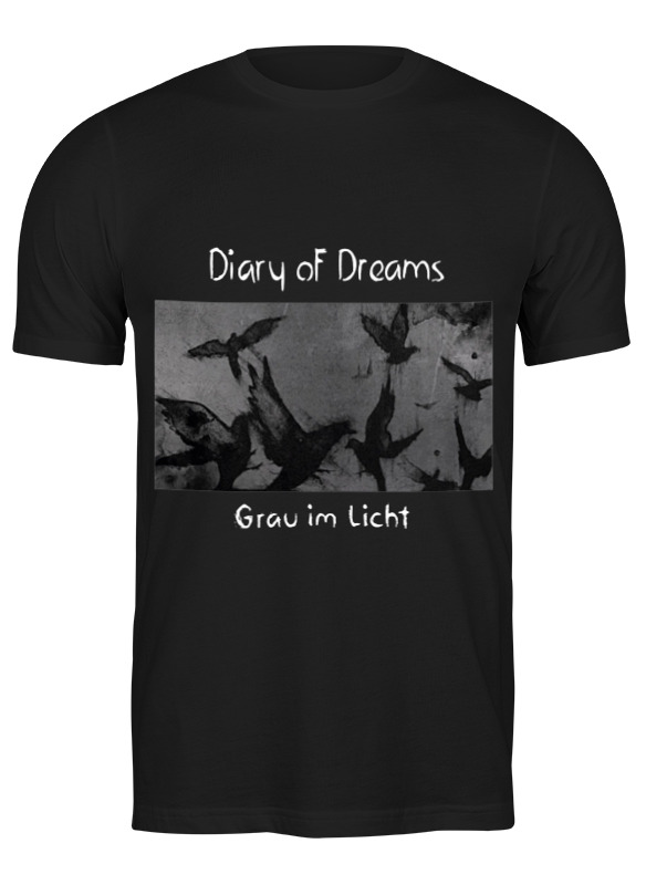 Printio Футболка классическая Diary of dreams / grau im licht