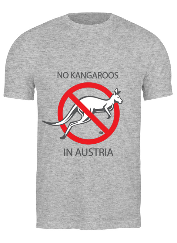 Printio Футболка классическая No kangaroos in austria printio футболка классическая no kangaroos in austria