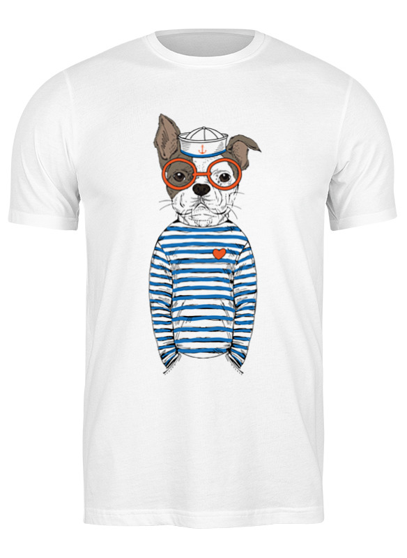 Printio Футболка классическая Бульдожка морячек мужская футболка собака бульдог xl белый