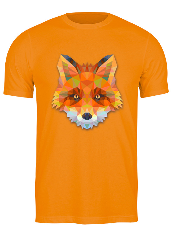Printio Футболка классическая Полигональная лиса мужская футболка criminal fox криминальный лис s черный