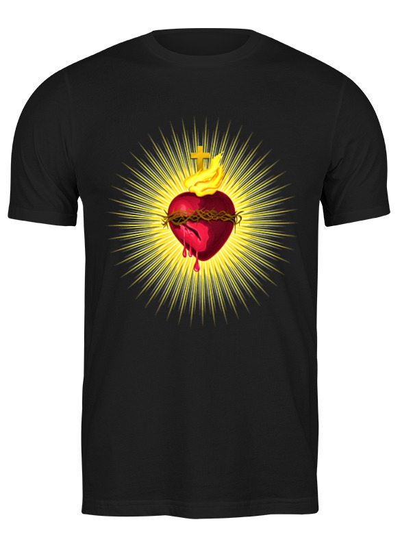 Printio Футболка классическая Сердце иисуса printio футболка классическая сердце иисуса