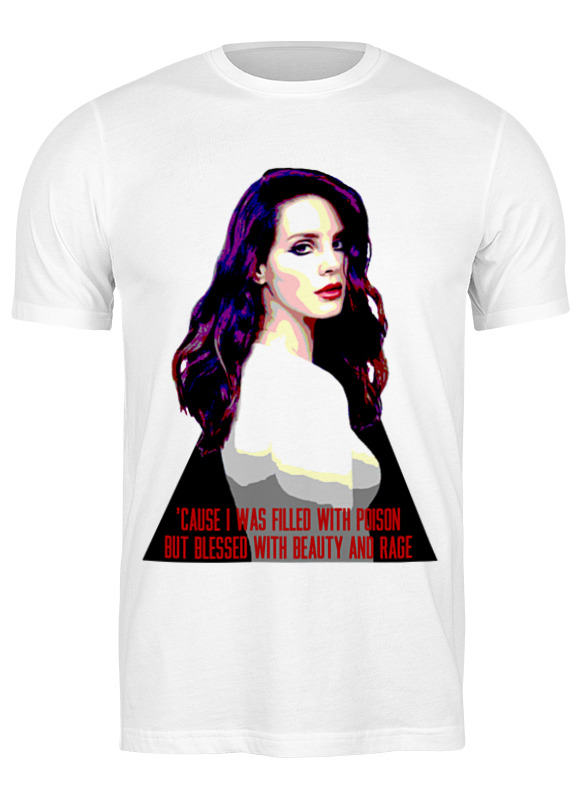 Printio Футболка классическая Lana del rey - ultraviolence era (front & back)