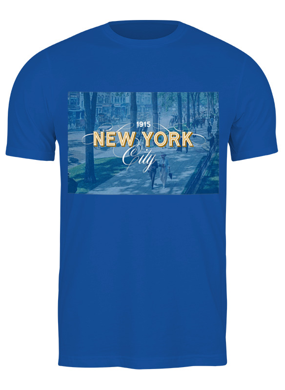 Printio Футболка классическая New york city мужская футболка музыка ретро l синий