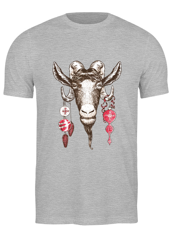 Printio Футболка классическая Новогодняя коза 2015 printio футболка классическая коза дереза символ 2015