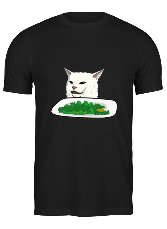 Printio Футболка классическая Озадаченный кот printio футболка классическая озадаченный джо