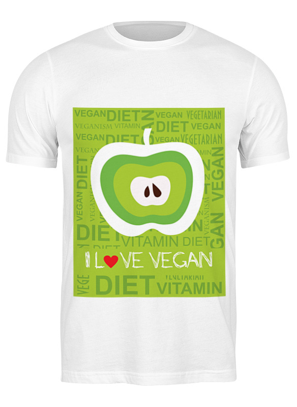 Printio Футболка классическая I love vegan