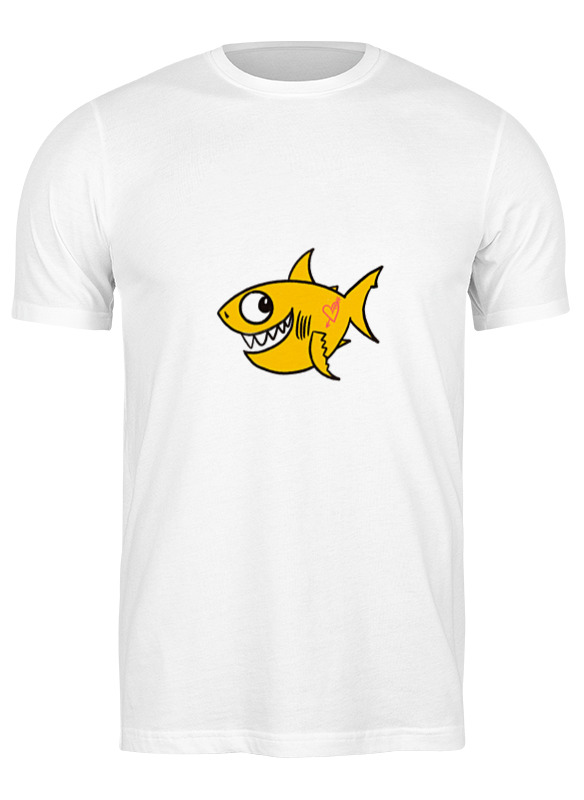 Printio Футболка классическая Как акула детская футболка широко улыбающаяся большая белая акула 104 белый