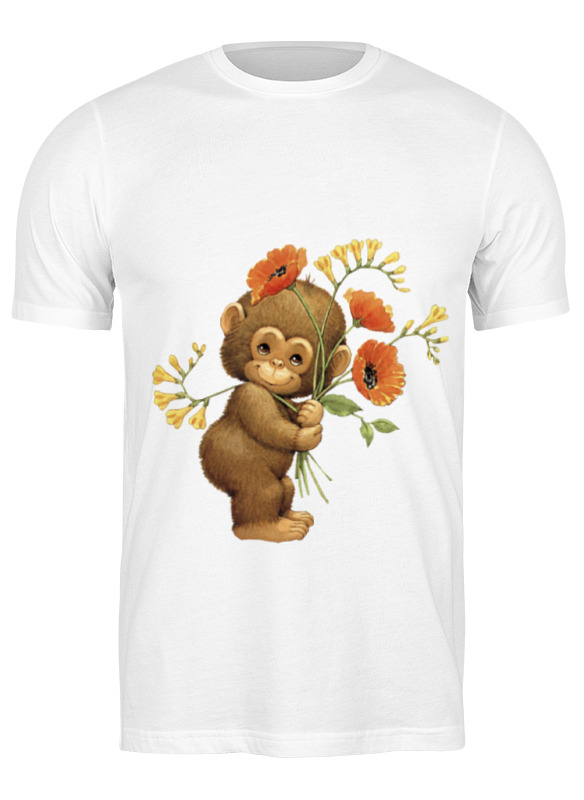 Printio Футболка классическая Обезьянка с маком printio детская футболка классическая унисекс обезьянка с маком
