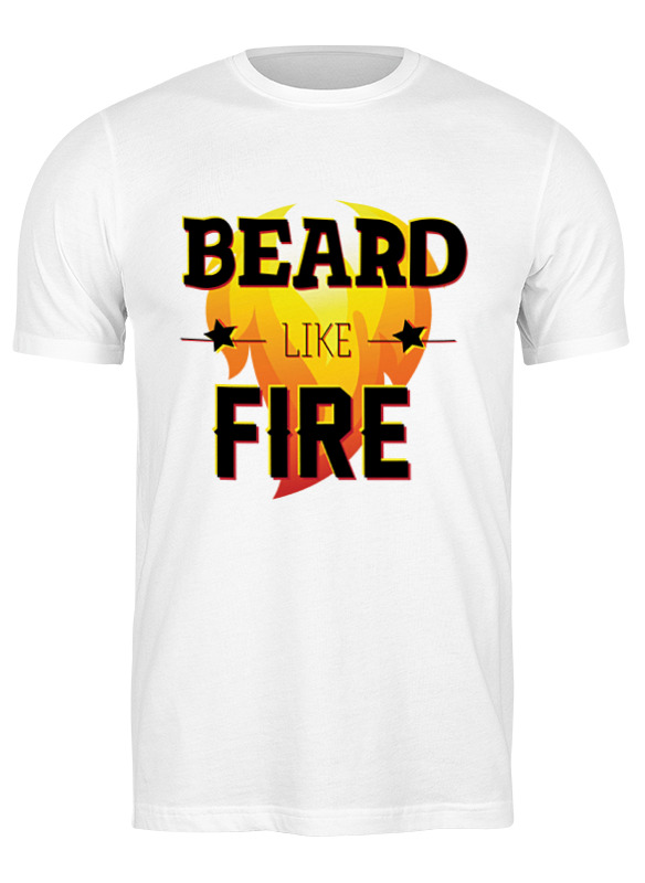 Printio Футболка классическая Beard like fire printio футболка wearcraft premium beard like fire
