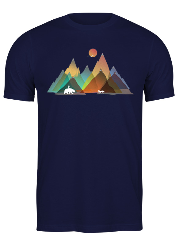 Printio Футболка классическая Mountains colors