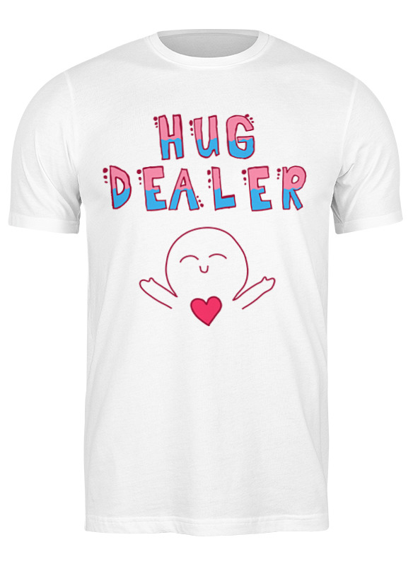 Printio Футболка классическая Hug dealer обнимашки printio футболка wearcraft premium slim fit hug dealer обнимашки