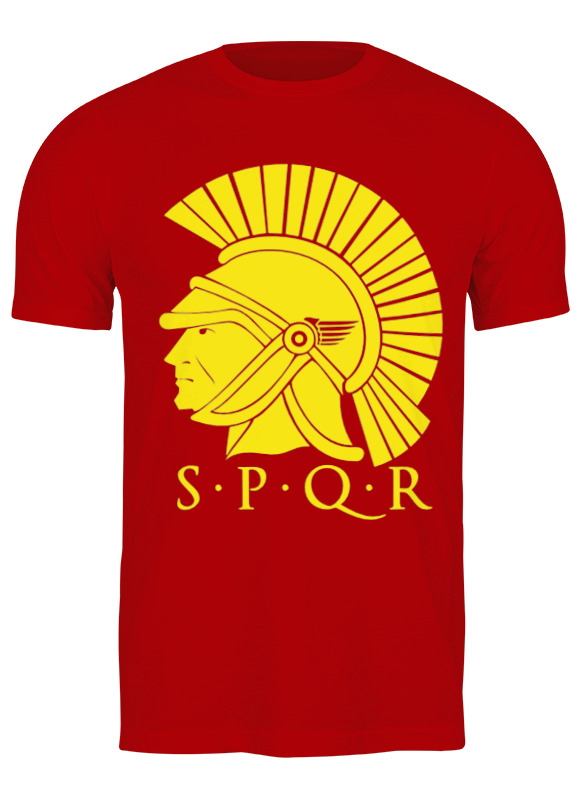 Printio Футболка классическая Spqr: сенат и народ рима printio футболка wearcraft premium slim fit spqr сенат и народ рима