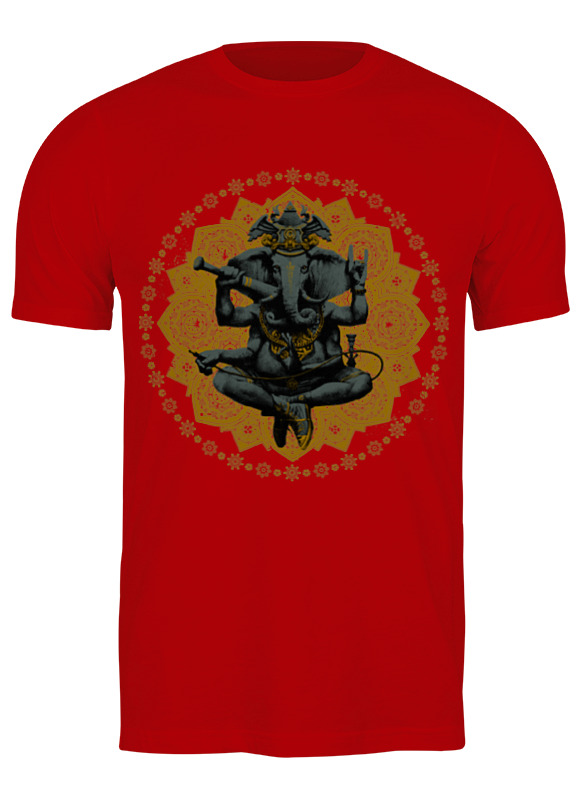 Printio Футболка классическая Ганеш фиалка