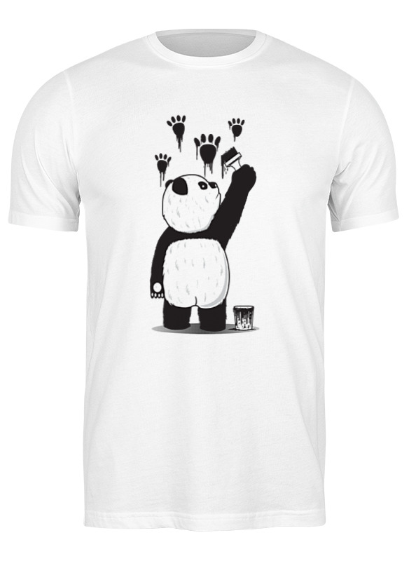 printio детская футболка классическая унисекс панда вандал Printio Футболка классическая Панда вандал