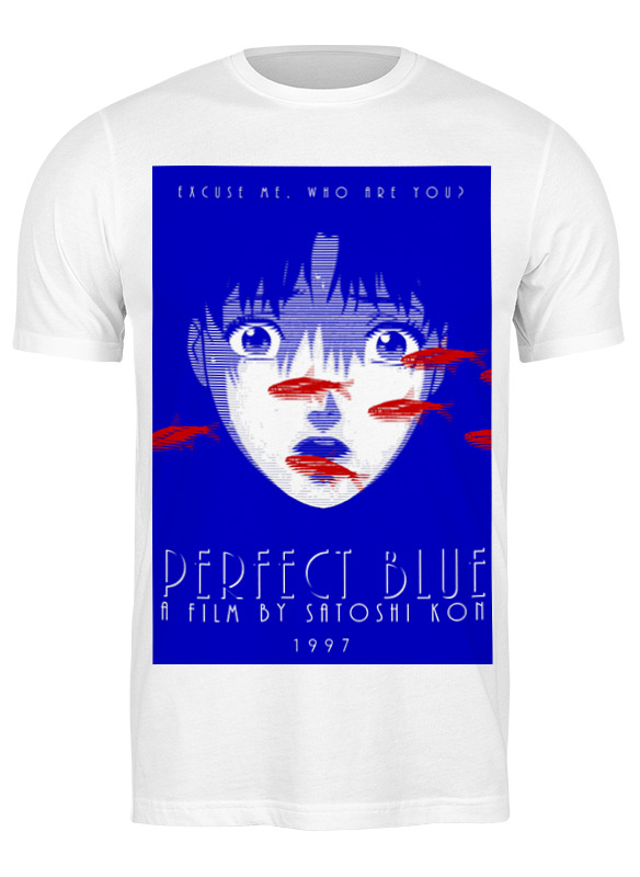 футболка printio 1975964 истинная грусть идеальная грусть perfect blue размер 2xl цвет белый Printio Футболка классическая Истинная грусть / идеальная грусть / perfect blue