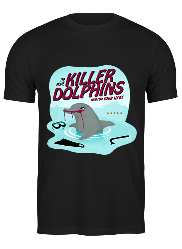 цена Printio Футболка классическая Killer dolphins