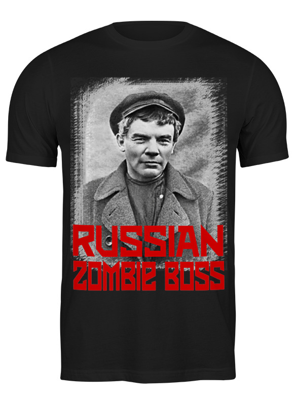 Printio Футболка классическая Lenin russian zombie boss printio лонгслив lenin russian zombie boss