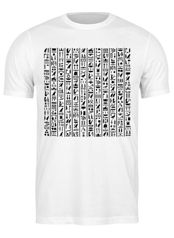 Printio Футболка классическая ☥ hieroglyphs ancient egypt ☥ printio футболка с полной запечаткой мужская ☥ egypt leo ☥