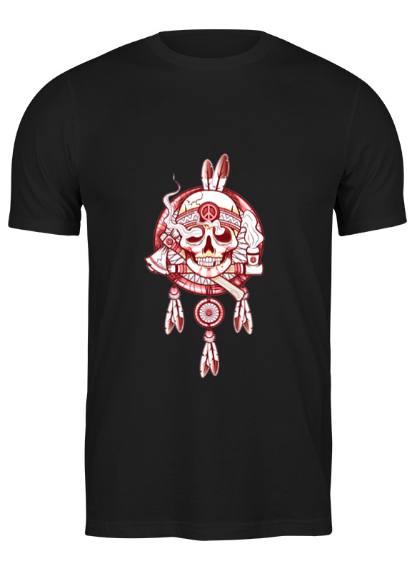 Printio Футболка классическая Череп индейца printio футболка классическая ожерелье настоящего индейца