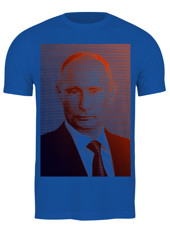 Printio Футболка классическая Путин-арт сумка ретро аудио кассеты ярко синий