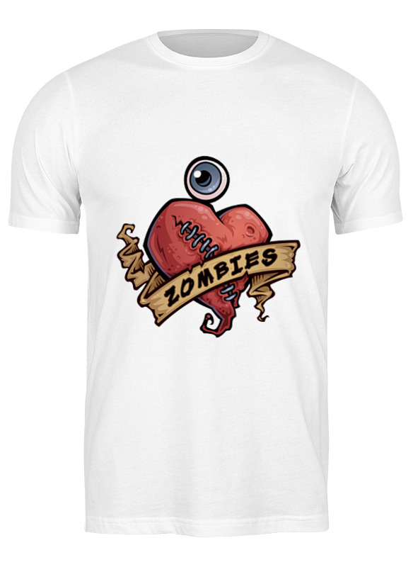 Printio Футболка классическая Zombie-smock [i love zombies] gift t shirt i love zombies i love zombies men s fashion t shirt