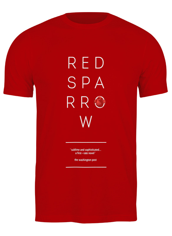 Printio Футболка классическая Красный воробей мужская футболка воробей на ветке графика l красный