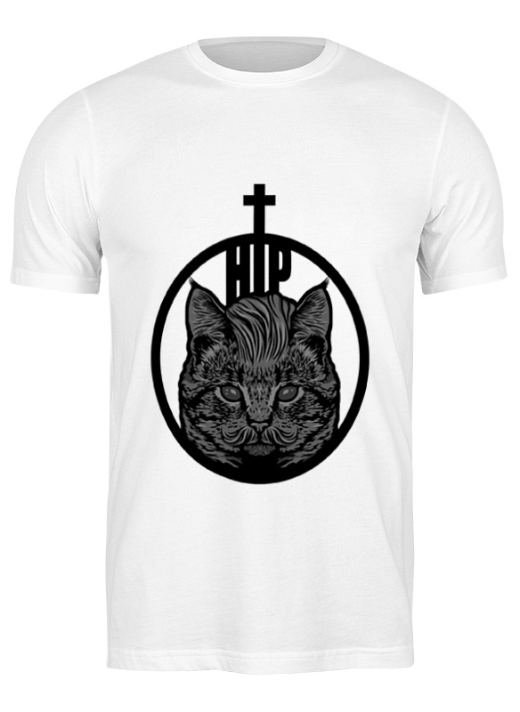 Printio Футболка классическая Hipster cat мужская футболка hipster cat l черный