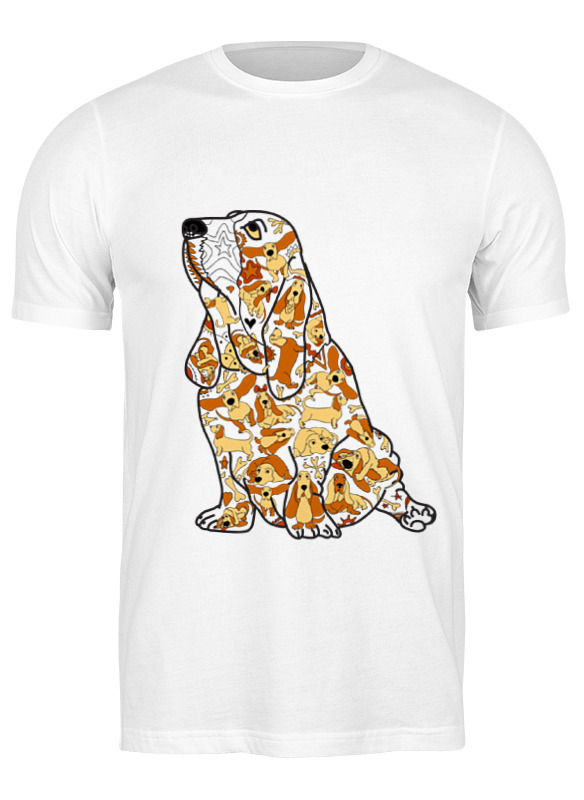 Printio Футболка классическая Смешная собака бассет мужская футболка собака ушастая s желтый