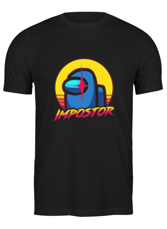 Printio Футболка классическая Among us retro wave