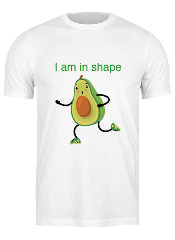 Printio Футболка классическая Фитнес авокадо