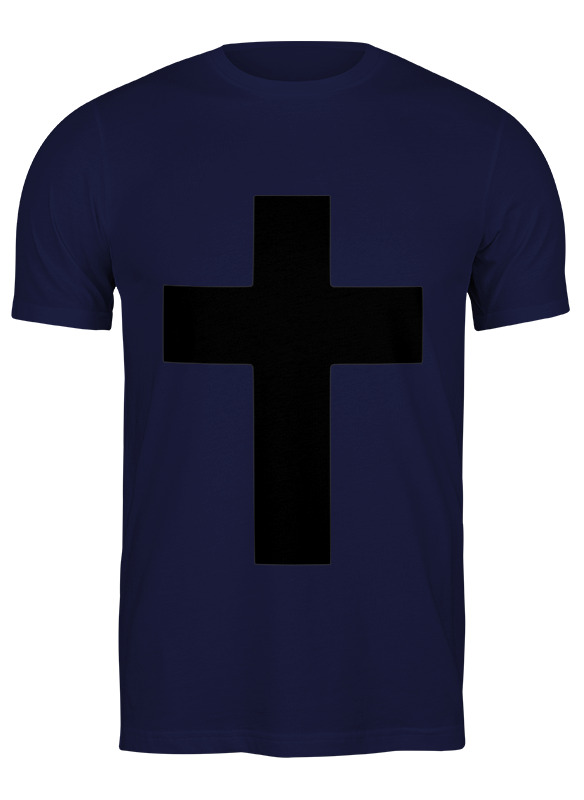 Printio Футболка классическая Чёрный крест футболка мужская цвет тёмно синий принт микс размер s