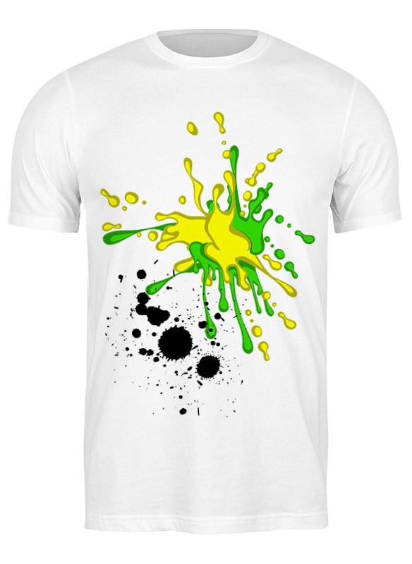 Printio Футболка классическая Творческие кляксы printio футболка с полной запечаткой мужская творческие кляксы