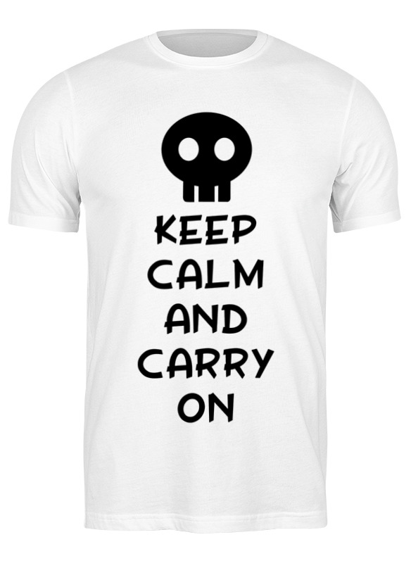 Printio Футболка классическая Keep calm and carry on printio детская футболка классическая унисекс keep calm and carry on