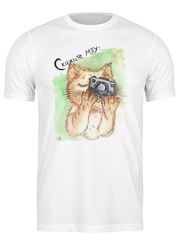 Printio Футболка классическая Скажите мяу printio футболка для собак котик мяу