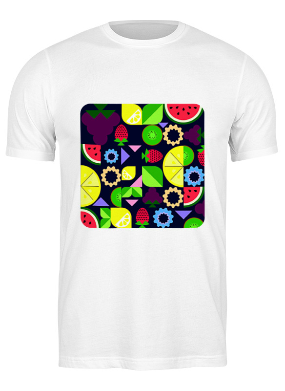 Printio Футболка классическая Виноград и другие фрукты и ягоды printio футболка wearcraft premium slim fit виноград и другие фрукты и ягоды