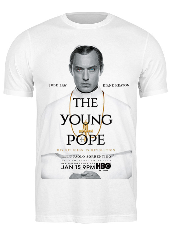 Printio Футболка классическая Молодой папа / the young pope printio плакат a3 29 7×42 молодой папа the young pope
